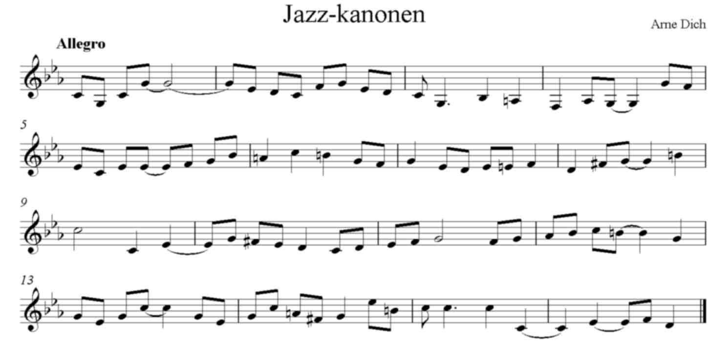 Jazzkanon Mel