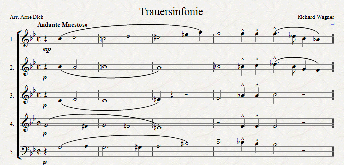 Wagner Trauersinfonie